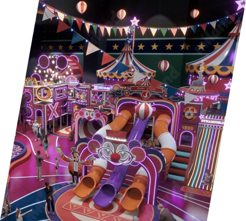 Circus-Themed Indoor Carnivals