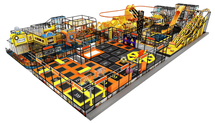 Trendiges Indoor-Sportspielzentrum