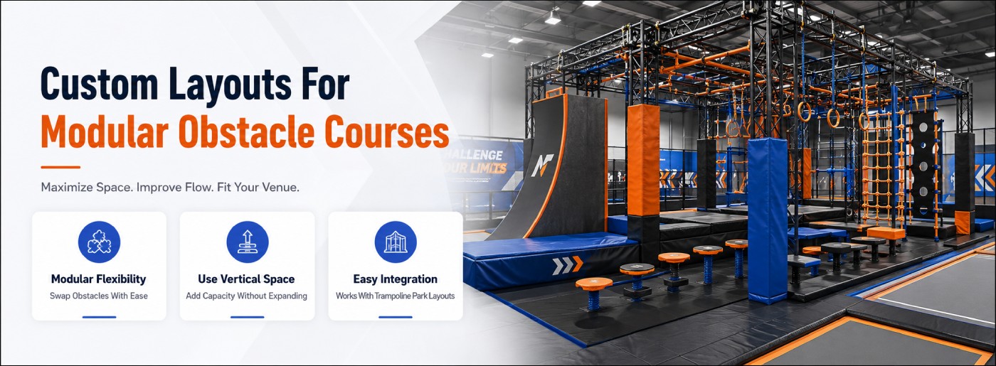 Custom Layouts: Maximizing Space with a Modular Obstacle Course Design