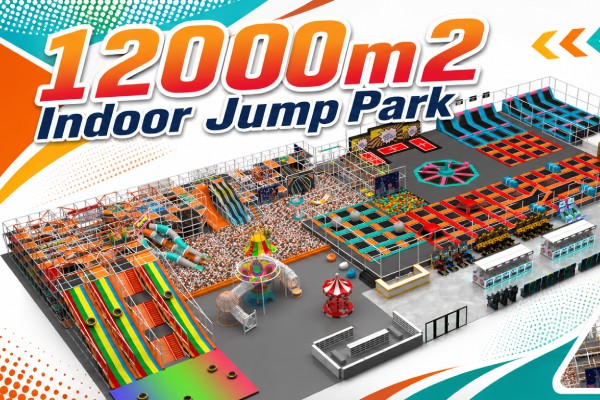 1200+ SQM Big Jump Trampoline Park