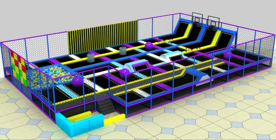 Small Trampoline Park (300–500 sqm)