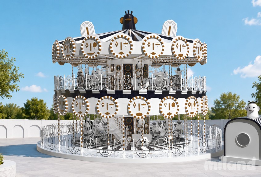 38-Seat Double-Decker Carousel